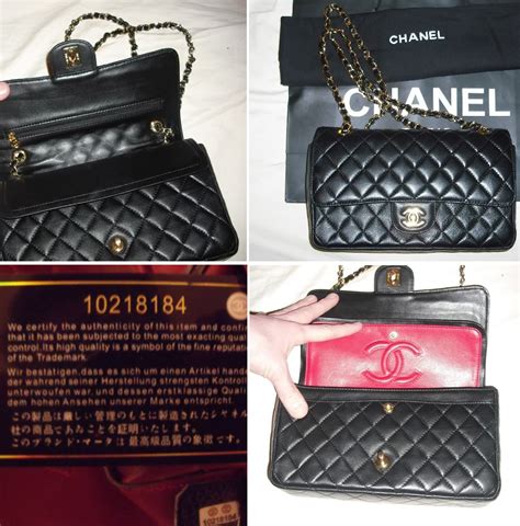 pictures of real and fake chanel bags|authentic chanel bag serial number.